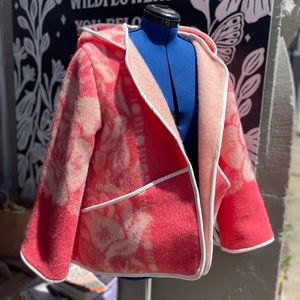 Handmade Vintage Wool Blanket Coat